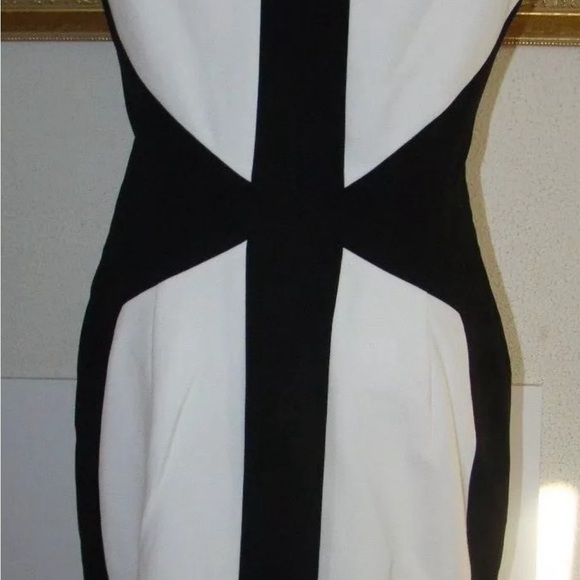 Cache Black & Ivory dress - Picture 8 of 9